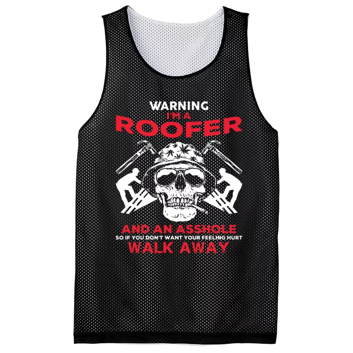 Roofer Work Roofing Mesh Reversible Basketball Jersey Tank