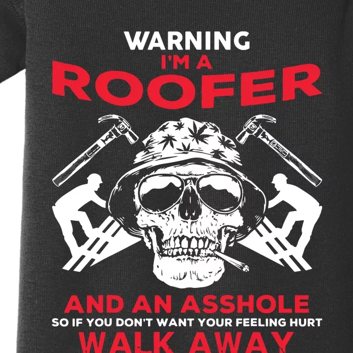 Roofer Work Roofing Baby Bodysuit