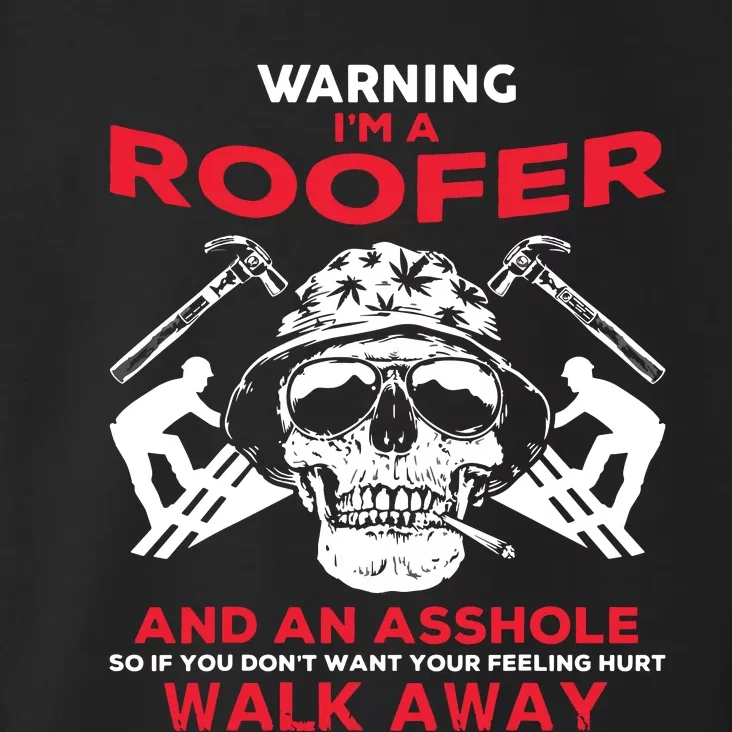 Roofer Work Roofing Toddler Hoodie