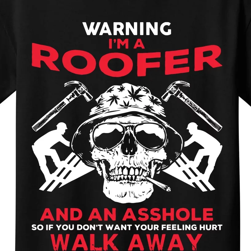 Roofer Work Roofing Kids T-Shirt