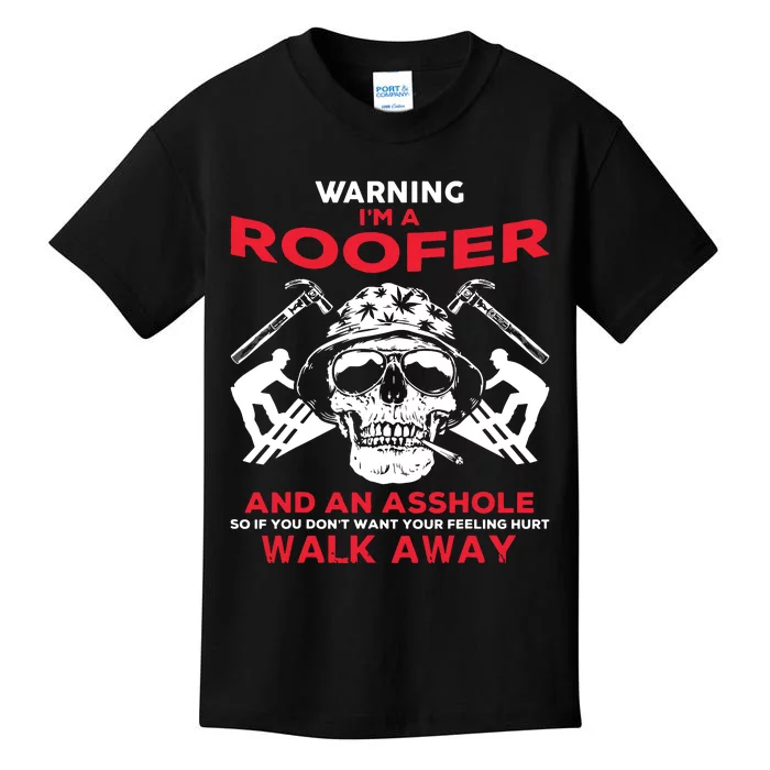 Roofer Work Roofing Kids T-Shirt