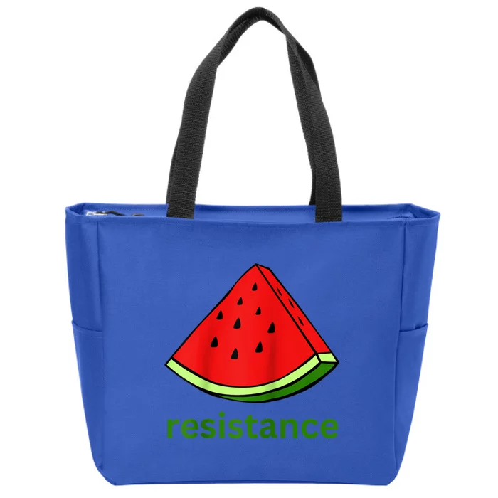 Resistance Watermelon Zip Tote Bag