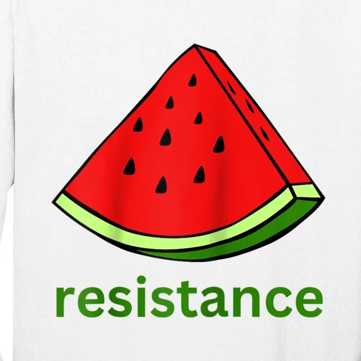 Resistance Watermelon Tall Long Sleeve T-Shirt