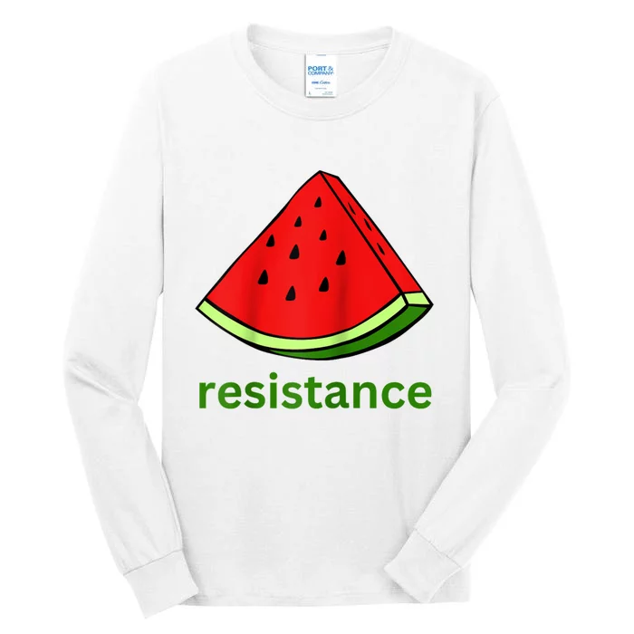 Resistance Watermelon Tall Long Sleeve T-Shirt