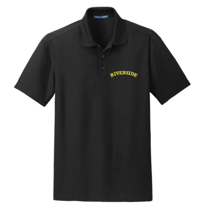 Riverside Wording Dry Zone Grid Performance Polo