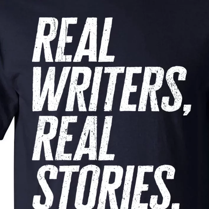 Real Writers Real Stories WGA Writers Guild America Strike Tall T-Shirt