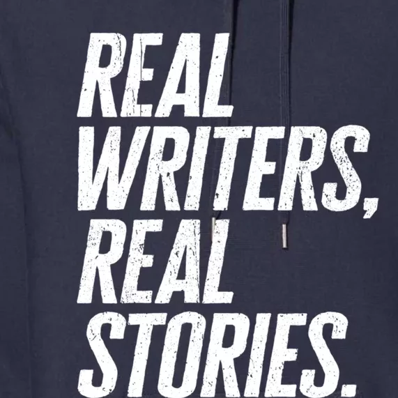 Real Writers Real Stories WGA Writers Guild America Strike Premium Hoodie