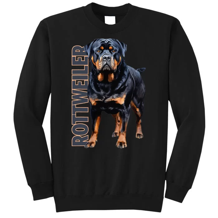 Rottweiler Watercolor Sweatshirt