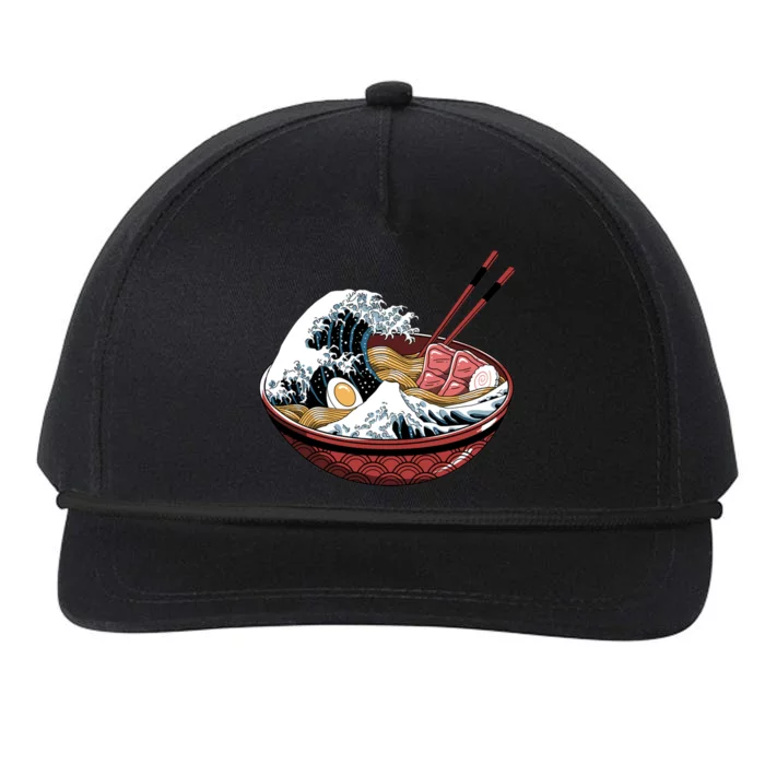 Ramen Waves Snapback Five-Panel Rope Hat