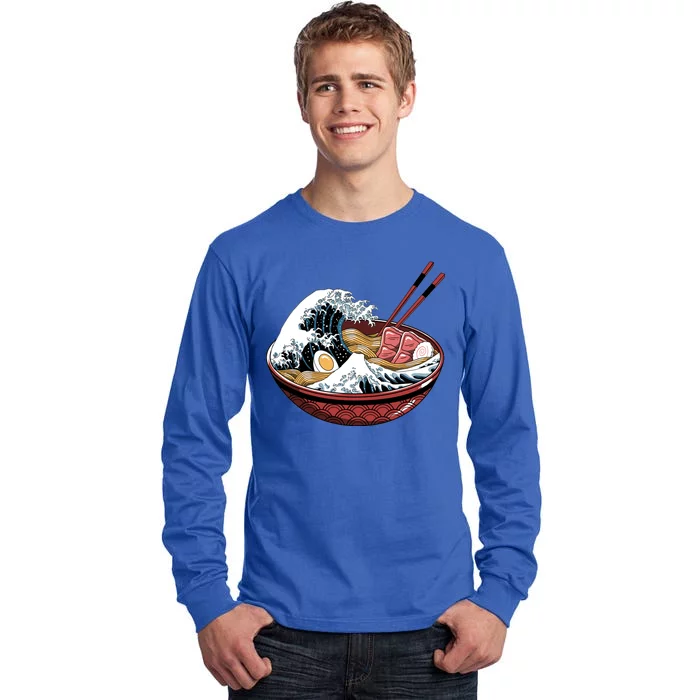 Ramen Waves Tall Long Sleeve T-Shirt