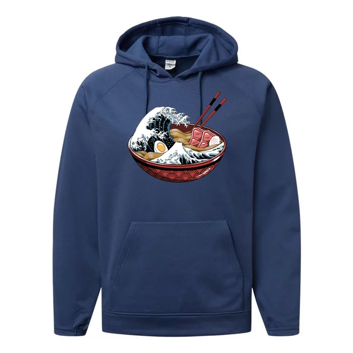 Ramen Waves Performance Fleece Hoodie