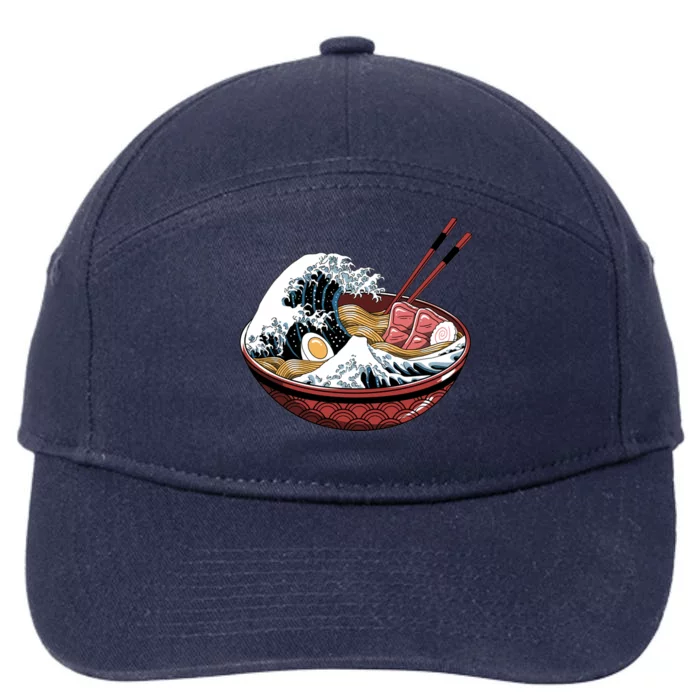 Ramen Waves 7-Panel Snapback Hat