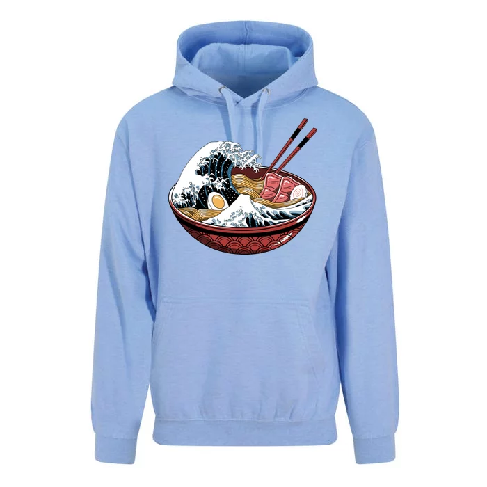 Ramen Waves Unisex Surf Hoodie