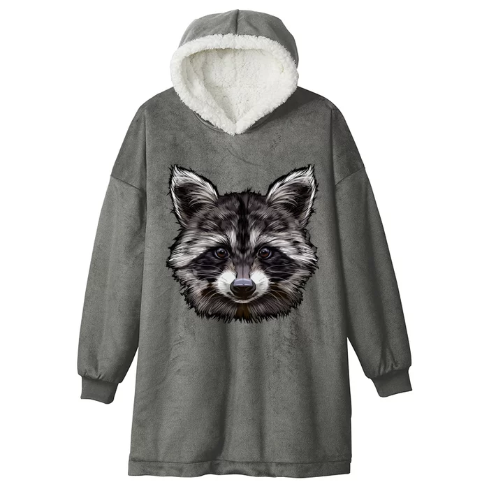 Raccoon Whisperer Raccoons Raccoon Lover Raccoon Hooded Wearable Blanket