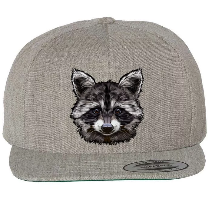 Raccoon Whisperer Raccoons Raccoon Lover Raccoon Wool Snapback Cap