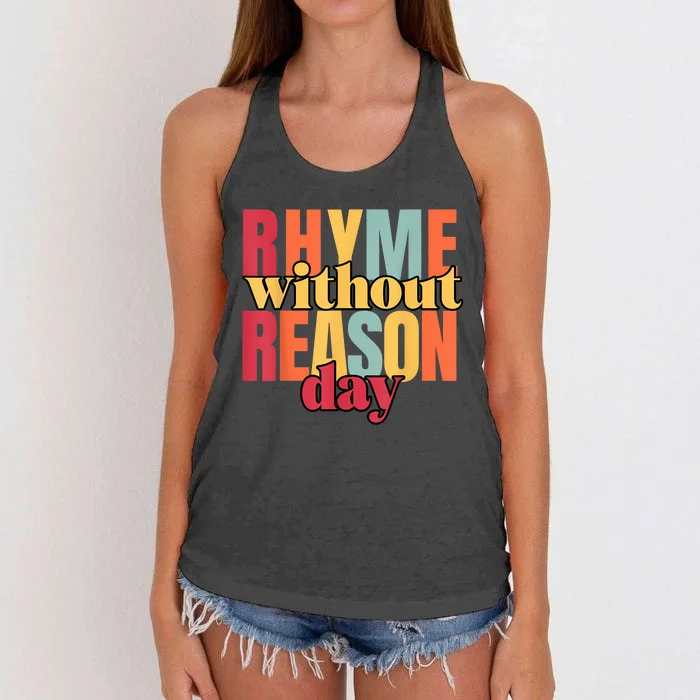 Rhyme Without Reason Women's Knotted Racerback Tank