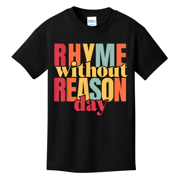 Rhyme Without Reason Kids T-Shirt