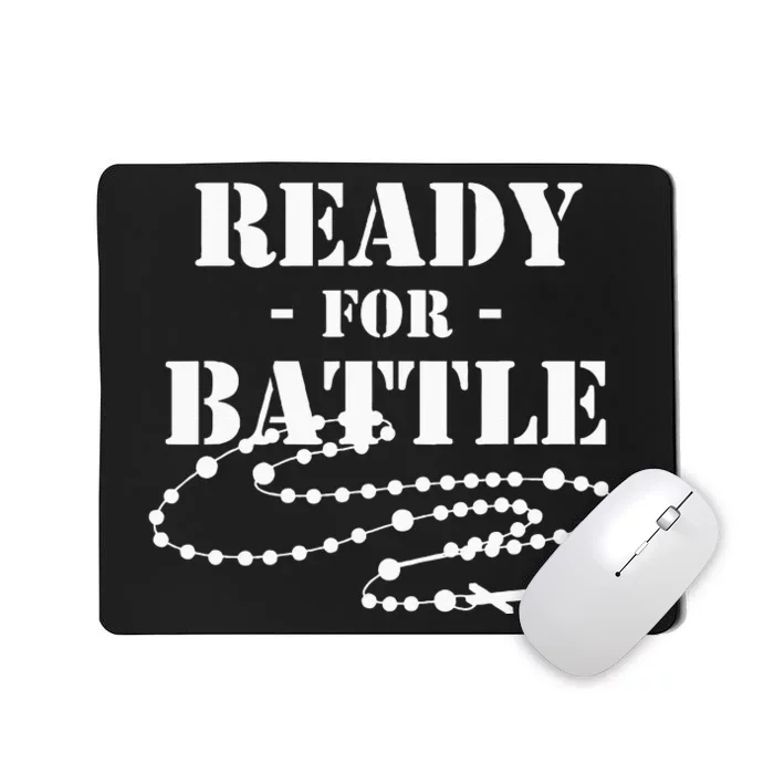 Rosary Warrior Ready For Battle Of Lepanto Rosaries Catholic Mousepad