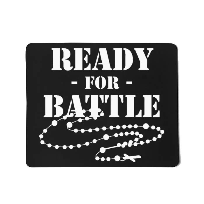 Rosary Warrior Ready For Battle Of Lepanto Rosaries Catholic Mousepad