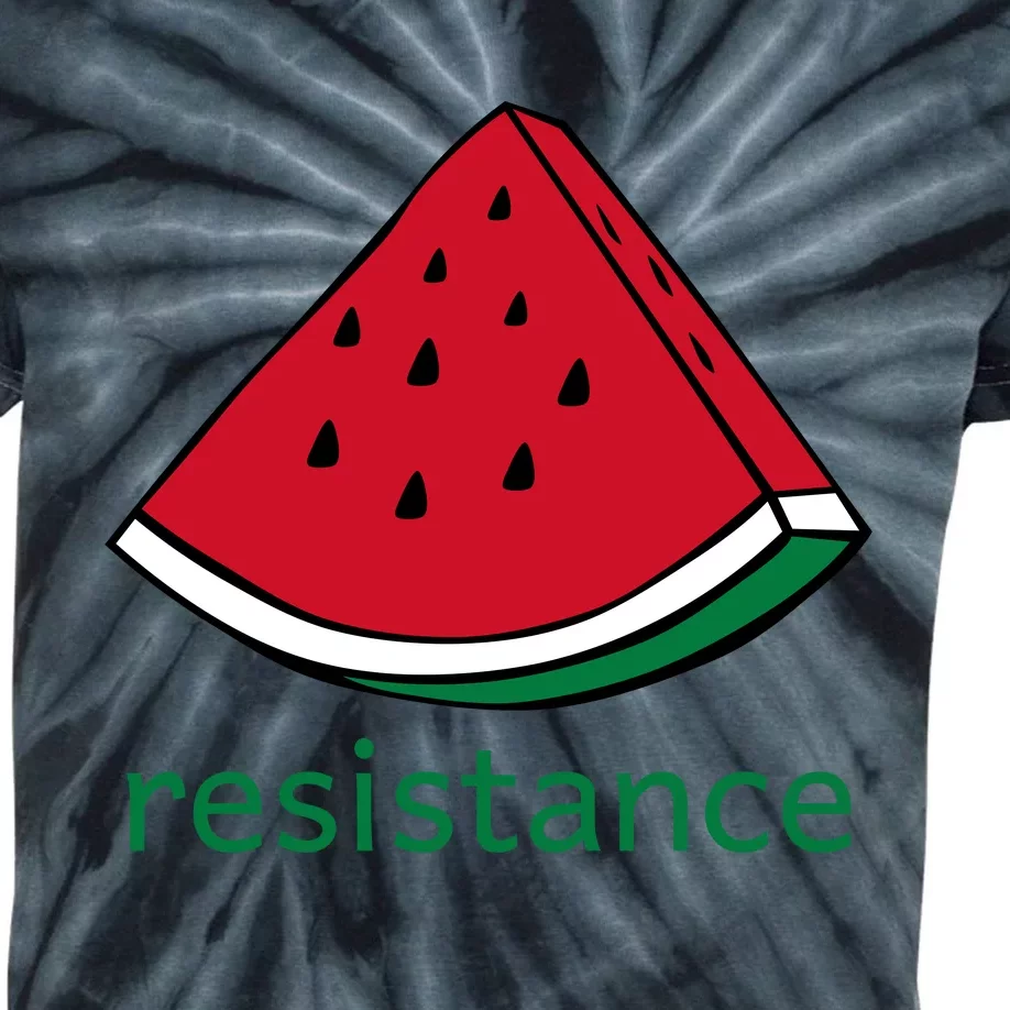 Resistance Watermelon Kids Tie-Dye T-Shirt