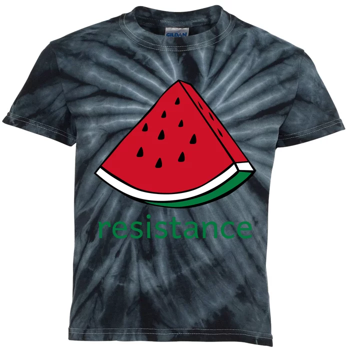 Resistance Watermelon Kids Tie-Dye T-Shirt