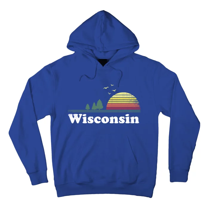 Retro Wisconsin State Park Wi Home Design Cute Gift Hoodie