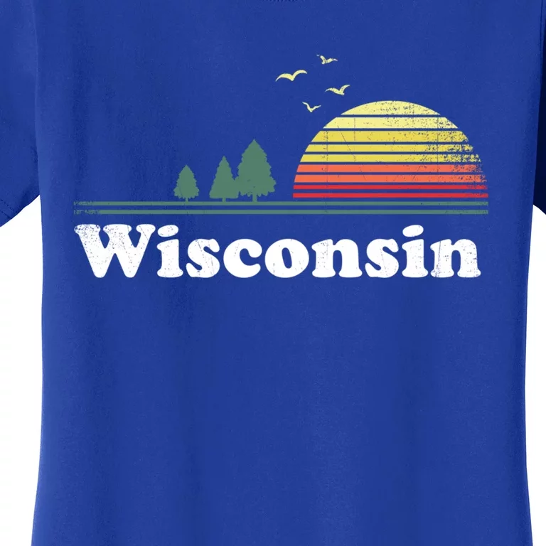 Retro Wisconsin State Park Wi Home Design Cute Gift Women's T-Shirt