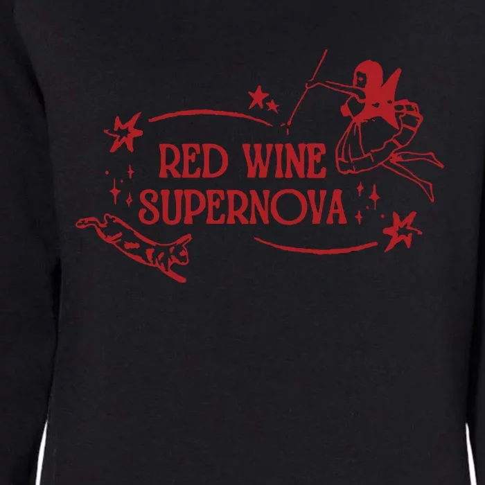 Red Wine Supernova Chappell Roan Womens California Wash Sweatshirt