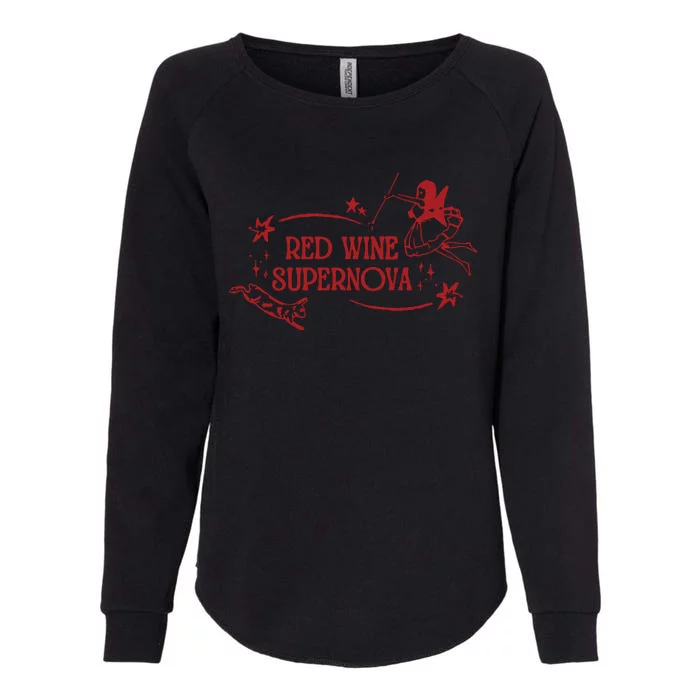 Red Wine Supernova Chappell Roan Womens California Wash Sweatshirt