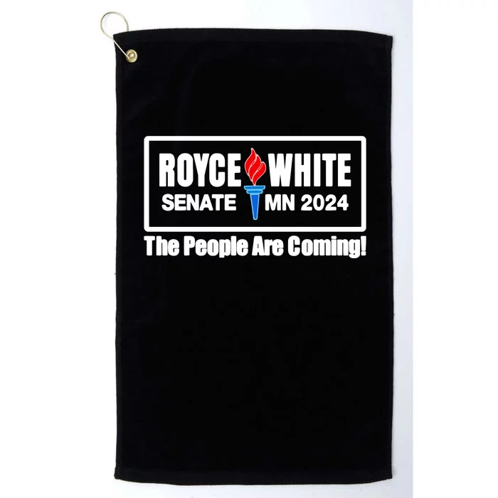 Royce White Senate Mn 2024 The People Are Coming Platinum Collection Golf Towel