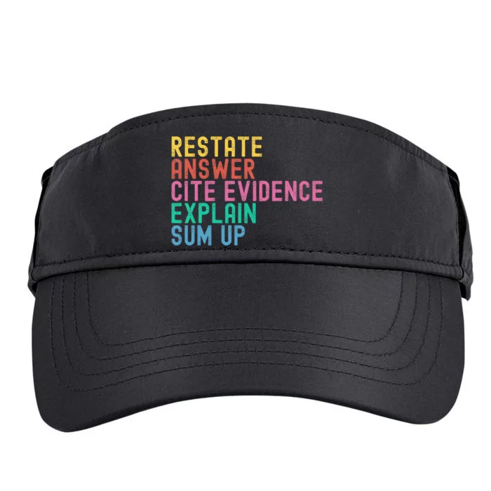 Races Writing Strategy Funny Text Evidence English Teacher Adult Drive Performance Visor