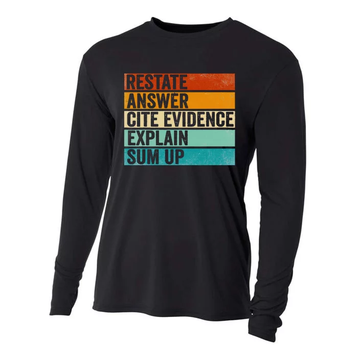 Races Writing Strategy Funny Text Evidence English Teacher Cooling Performance Long Sleeve Crew