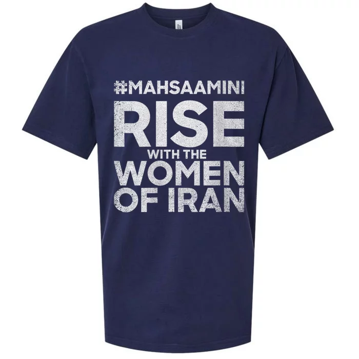 RISE WITH THE WOMEN OF IRAN #Mahsaamini Sueded Cloud Jersey T-Shirt