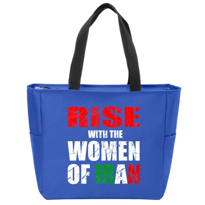 Rise With The Of Iran Life Freedom Gift Zip Tote Bag