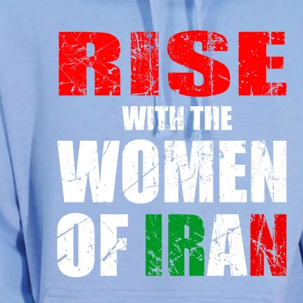 Rise With The Of Iran Life Freedom Gift Unisex Surf Hoodie