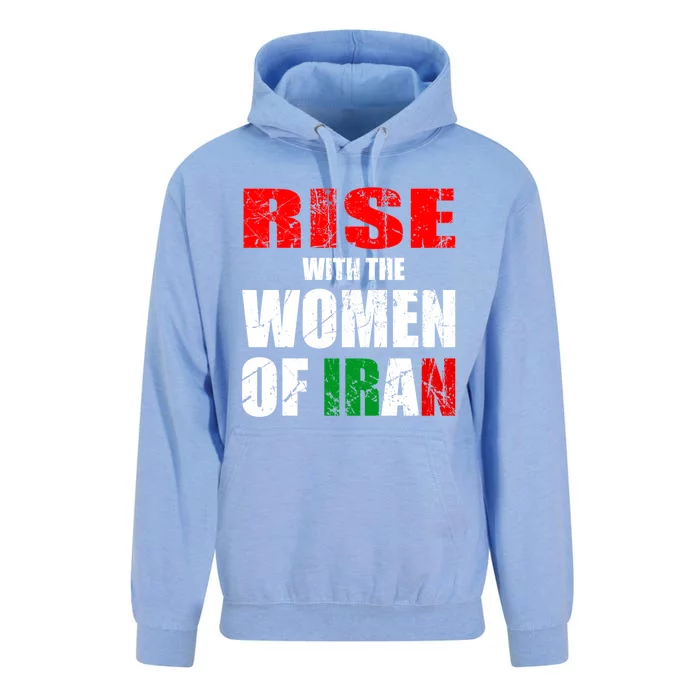 Rise With The Of Iran Life Freedom Gift Unisex Surf Hoodie