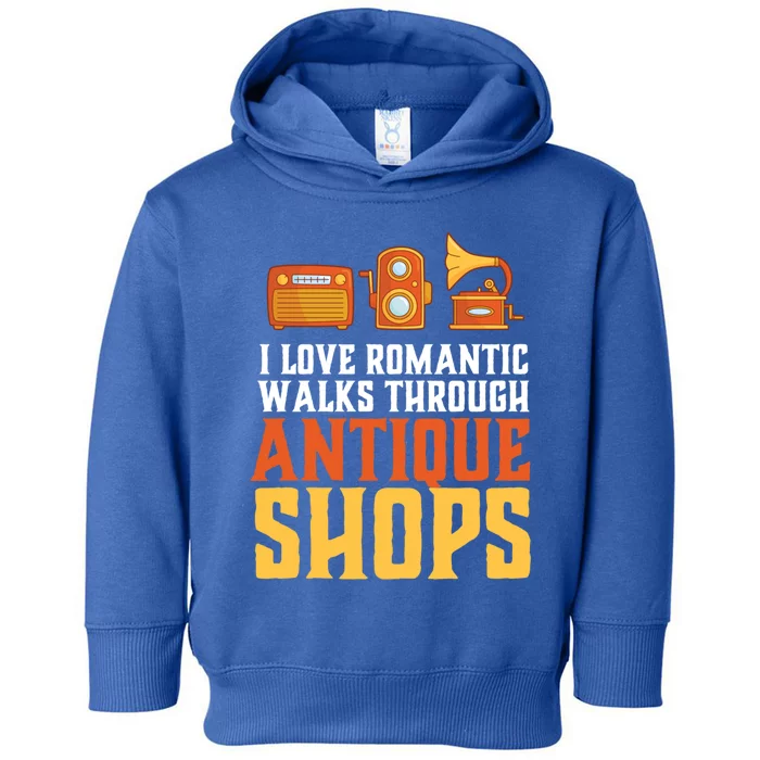 Rotic Walk Through Antique Shop Funny Antique Collector Gift Toddler Hoodie