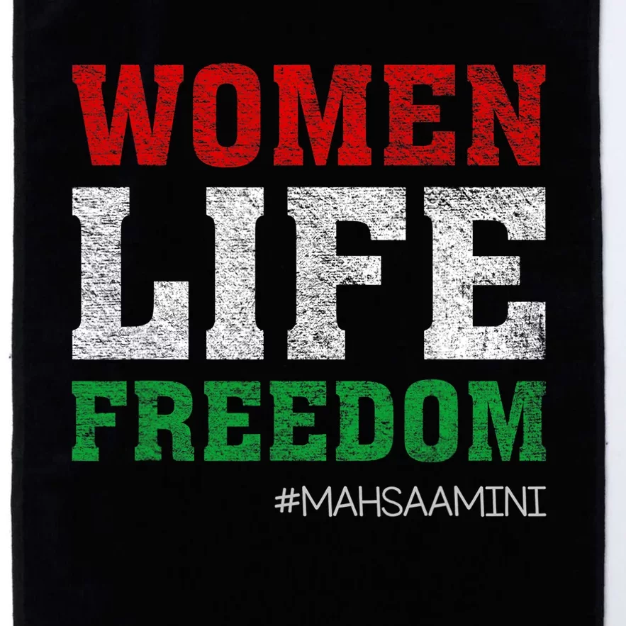 RISE WITH THE WOMEN OF IRAN Women Life Freedom #Mahsaamini Life Freedom Design Platinum Collection Golf Towel