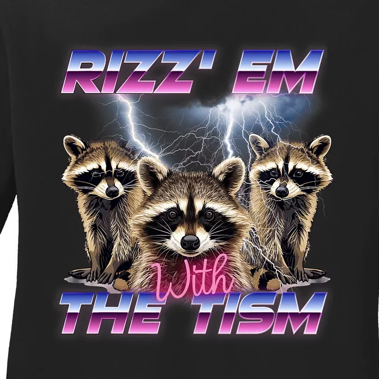 Rizzem With Tism Ladies Long Sleeve Shirt