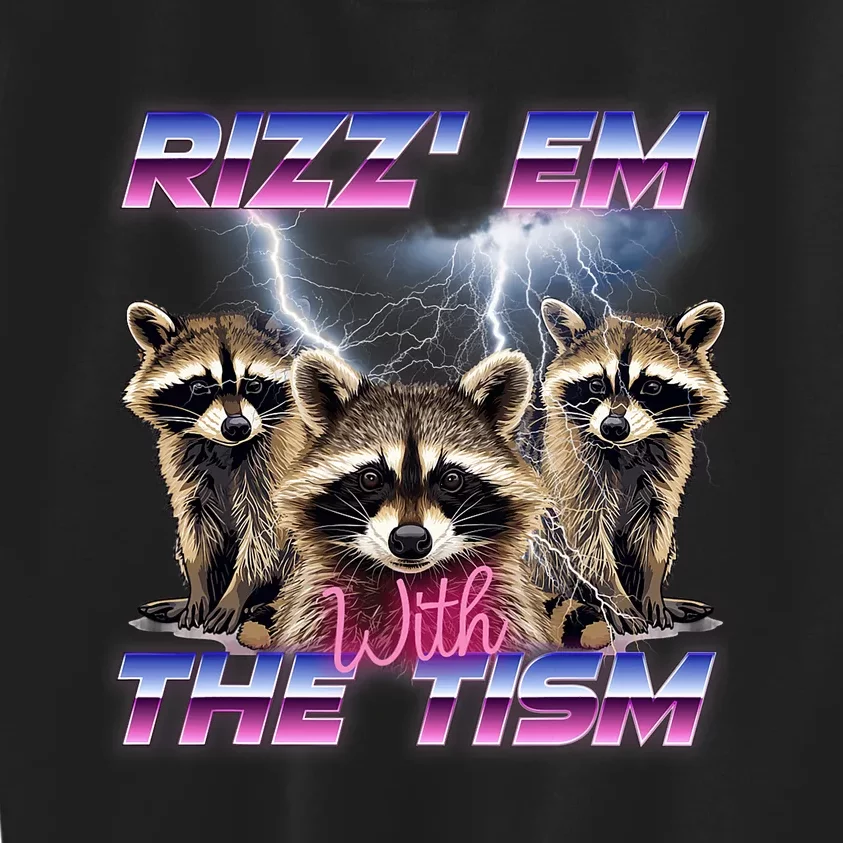 Rizzem With Tism Kids Sweatshirt