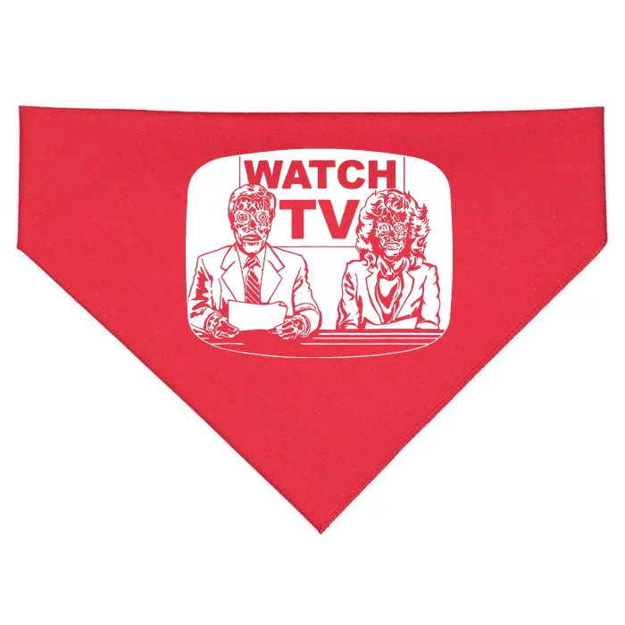 Retro Watch Tv USA-Made Doggie Bandana