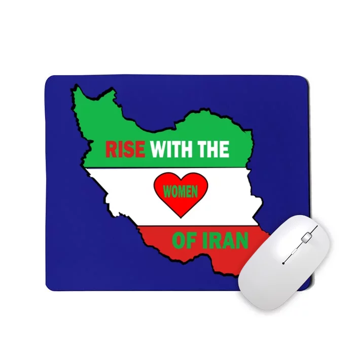 Rise With The Of Iran Freedom Flag Great Gift Mousepad