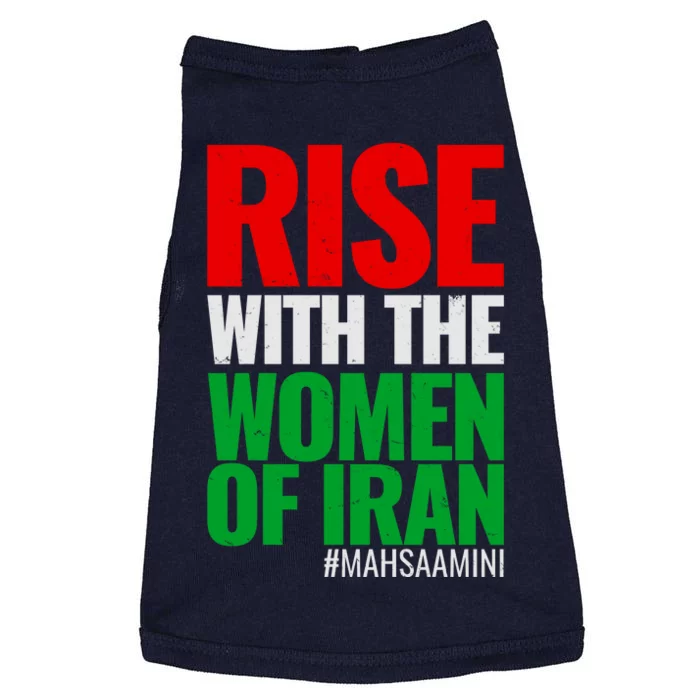 Rise With The Women Of Iran #Mahsa Amini Doggie Tank