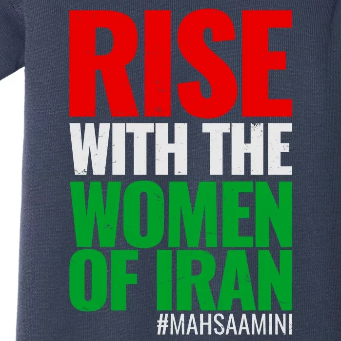 Rise With The Women Of Iran #Mahsa Amini Baby Bodysuit