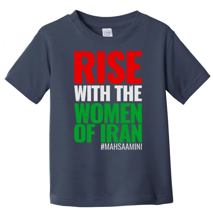 Rise With The Women Of Iran #Mahsa Amini Toddler T-Shirt