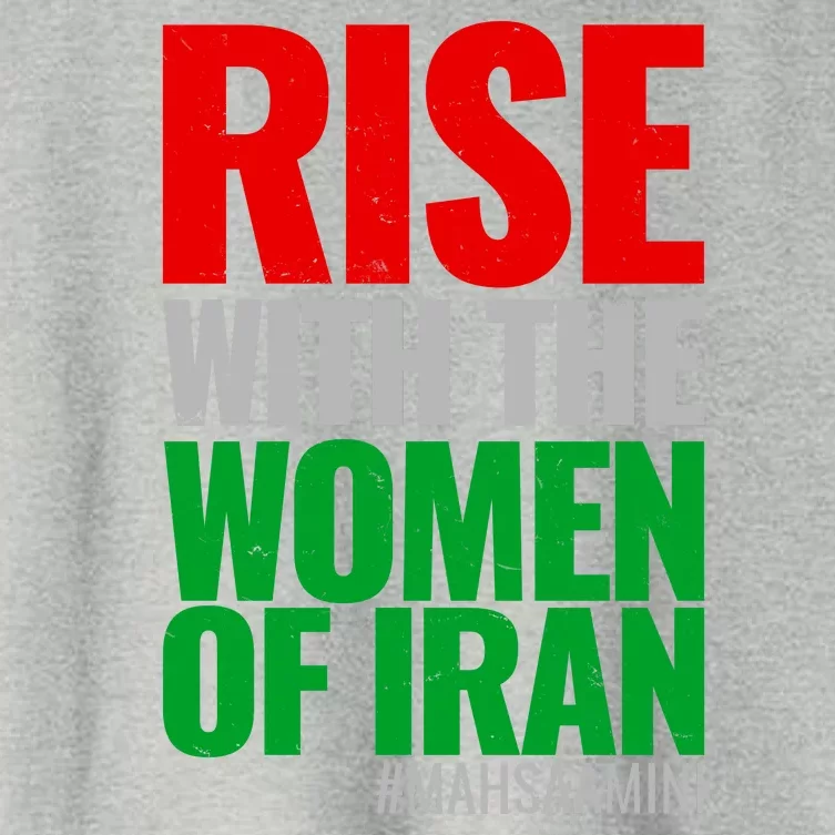 Rise With The Women Of Iran #Mahsa Amini Women's Crop Top Tee