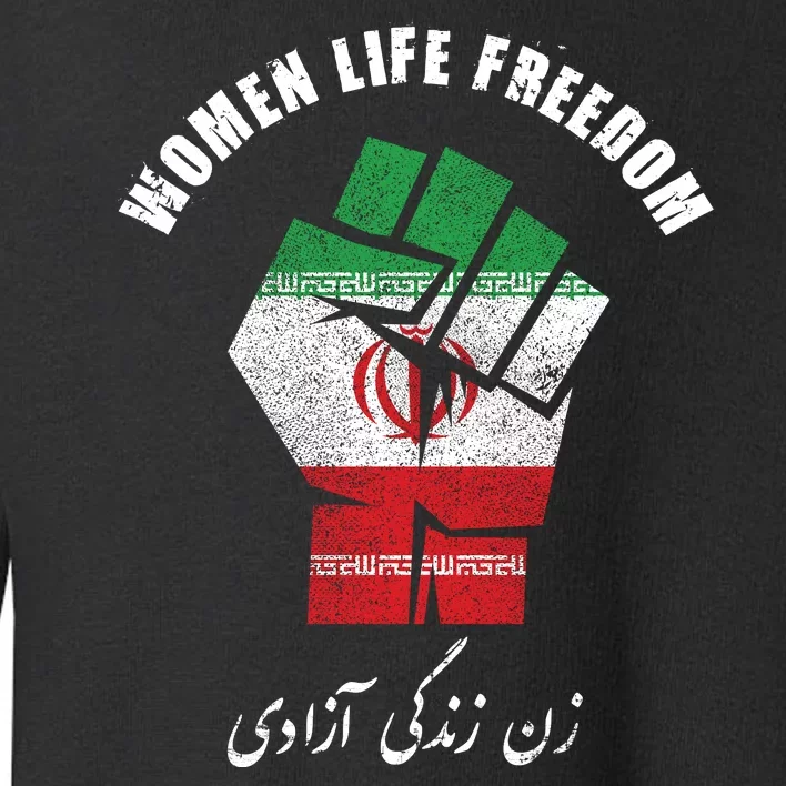 Rise With The Women Of Iran Women Life Freedom Mahsa Amini Toddler Sweatshirt