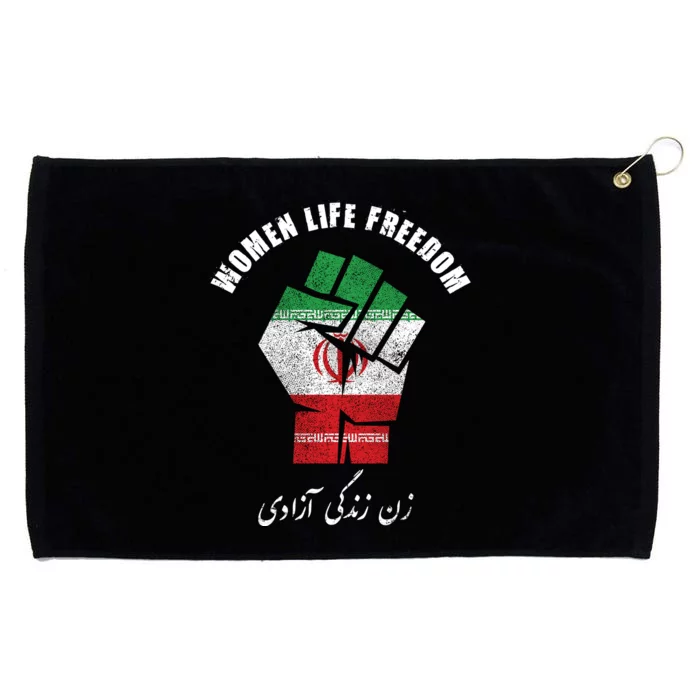 Rise With The Women Of Iran Women Life Freedom Mahsa Amini Grommeted Golf Towel