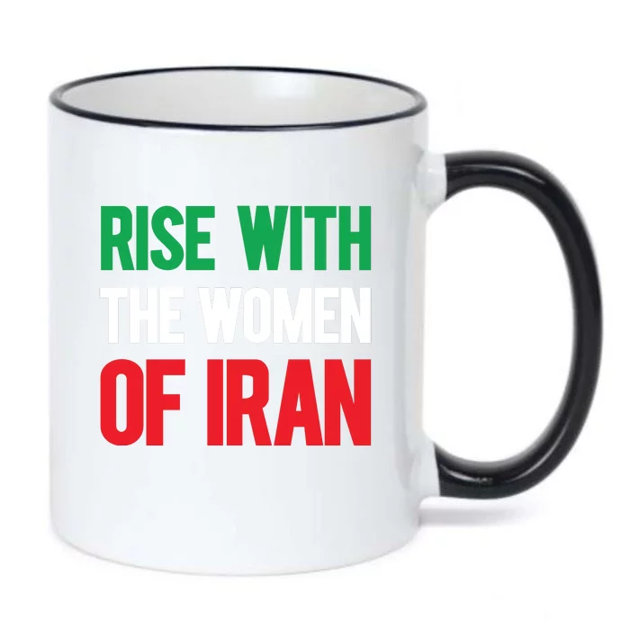 Rise With The Women Of Iran IranIran Black Color Changing Mug