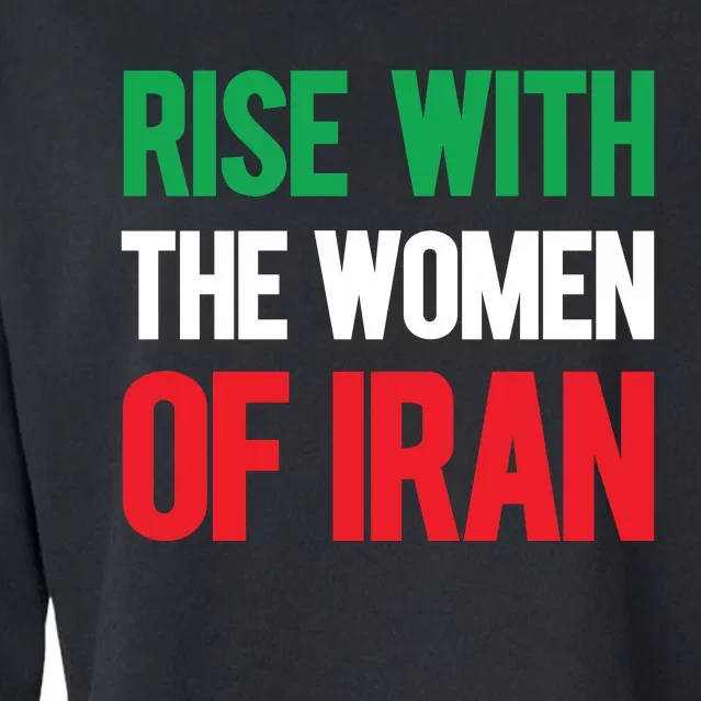 Rise With The Women Of Iran IranIran Cropped Pullover Crew